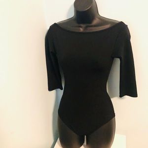 CAPEZIO Black Leotard, Bodysuit